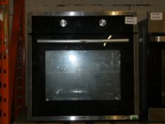 Stainless Steel Black Fully Integrated Gas Oven with Electric Digital Display