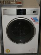 Sharp ES-HDB8147WO8+ 6kg 1400rpm A Rated Stainless Steel and White Under the Counter Washer Dryer