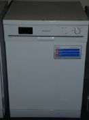 Sharp QW-F471W AA Rated Under the Counter Free Standing Dishwasher