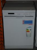 Sharp QW-G472W AA Rated Digital Display Under the Counter Dishwasher in White