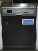 Sharp QW-DX26F41A AAA Rated Free Standing Under the Counter Dishwasher in Stainless Steel