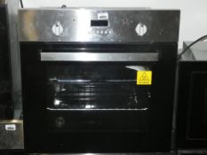 UBEMF610 Fully Integrated Single Electric Oven in Stainless Steel and Black