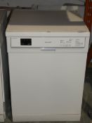 Sharp QW-HY24F472W AA Rated Free Standing Under the Counter Dishwasher in White