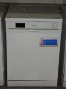 Sharp QW-F471W AA Rated Free Standing Under the Counter Dishwasher in White