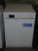 Sharp QW-F471WA AA Rated Free Standing Digital Display Under the Counter Dishwasher in White