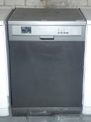 Sharp QW-DX26F41A AAA Rated Free Standing Under the Counter Dishwasher in Stainless Steel