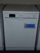 Sharp QW-F471W AA Rated Under the Counter Free Standing Dishwasher