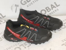 Lot to Contain 2 Pairs of Run My Guy Light Weight Gents Designer Runner Trainers in Sizes EU41 and