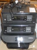 Lot to Contain 3 Assorted Printer, Scanner, Copiers to Include 2 x Epson XP442 and a HP Envy 5544