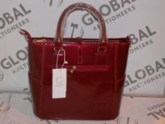 Brand New Women's Coolives Gloss Red Shoulder Bag RRP £50