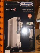 Boxed Delonghi Electrically Heated Oil Filled Radiator RRP £80 (805895)