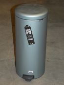 Metallic Mint Brabantia New Icon 30L Pedal Bin (VPB1312) RRP £55 (11345)