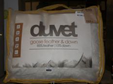 Duvet Goose Feather and Down King-size 16.5tog