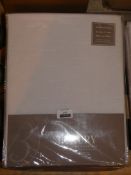 Lot to Contain 2 Pairs of Bellfield Luxury Furnishings Urban White 168 x 183cm Pencil Pleat Headed