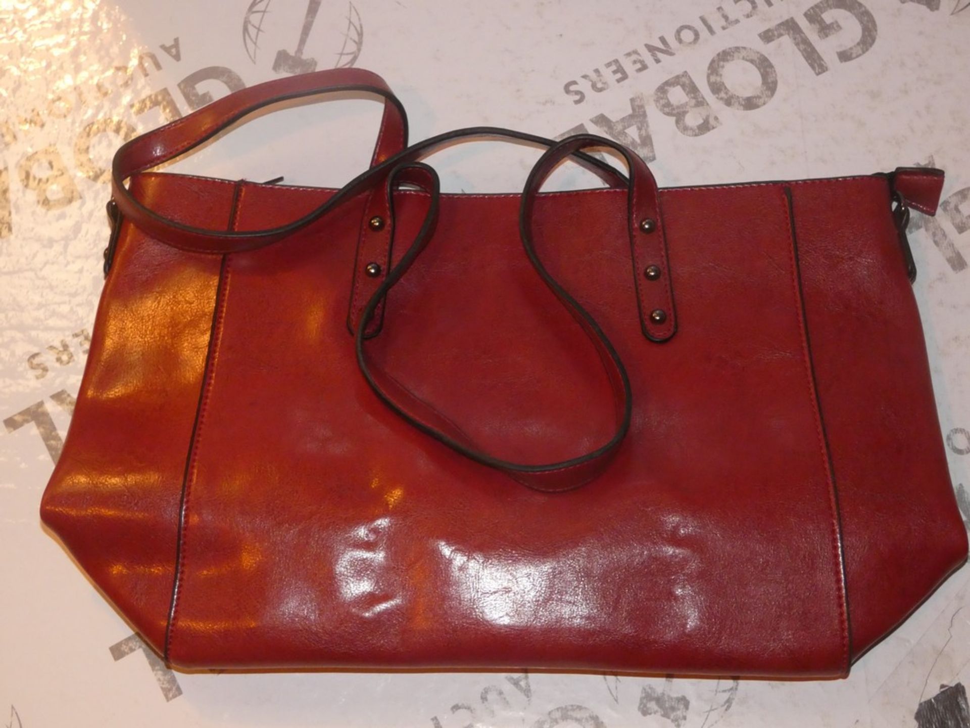 Brand New Women's Coolives Oxblood Red Leather Designer Shoulder Bag RRP £50