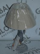 Lot to Contain 6 Assorted Grey Stone Effect and Copper Table Lamps Combined RRP £180 (10568)(