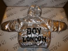 Brand New Boy London Design Size 110 Silver Children's Bubble Coat (Not Original Boy London)