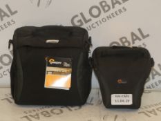 Lot to Contain 3 Assorted Small and Large Lowepro SLR Camera and Accessory Bags