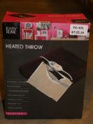 Lot to Contain 3 Boxed Easy Home Heated Throws