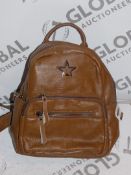 Brand New Women's Coolives Star Brown Backpack RRP £50