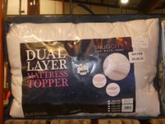 Snug City Dual Layer Mattress Topper RRP £30 (BOUR2645)(11173)