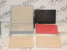 Lot to Contain 6 Assorted Leather Make Up Wallets and Leather Stacking Jewellery Cases (770143)(