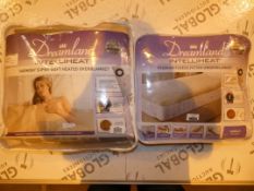 Lot to Contain 2 Dreamland Intelliheat Electrically Heated Under Blankets Combined RRP £100 (