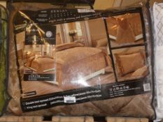 Imperial Rooms Betty Caramel Bedspread RRP£100 (11173)