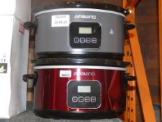 Lot to Contain 2 Ambiano Slow Cookers