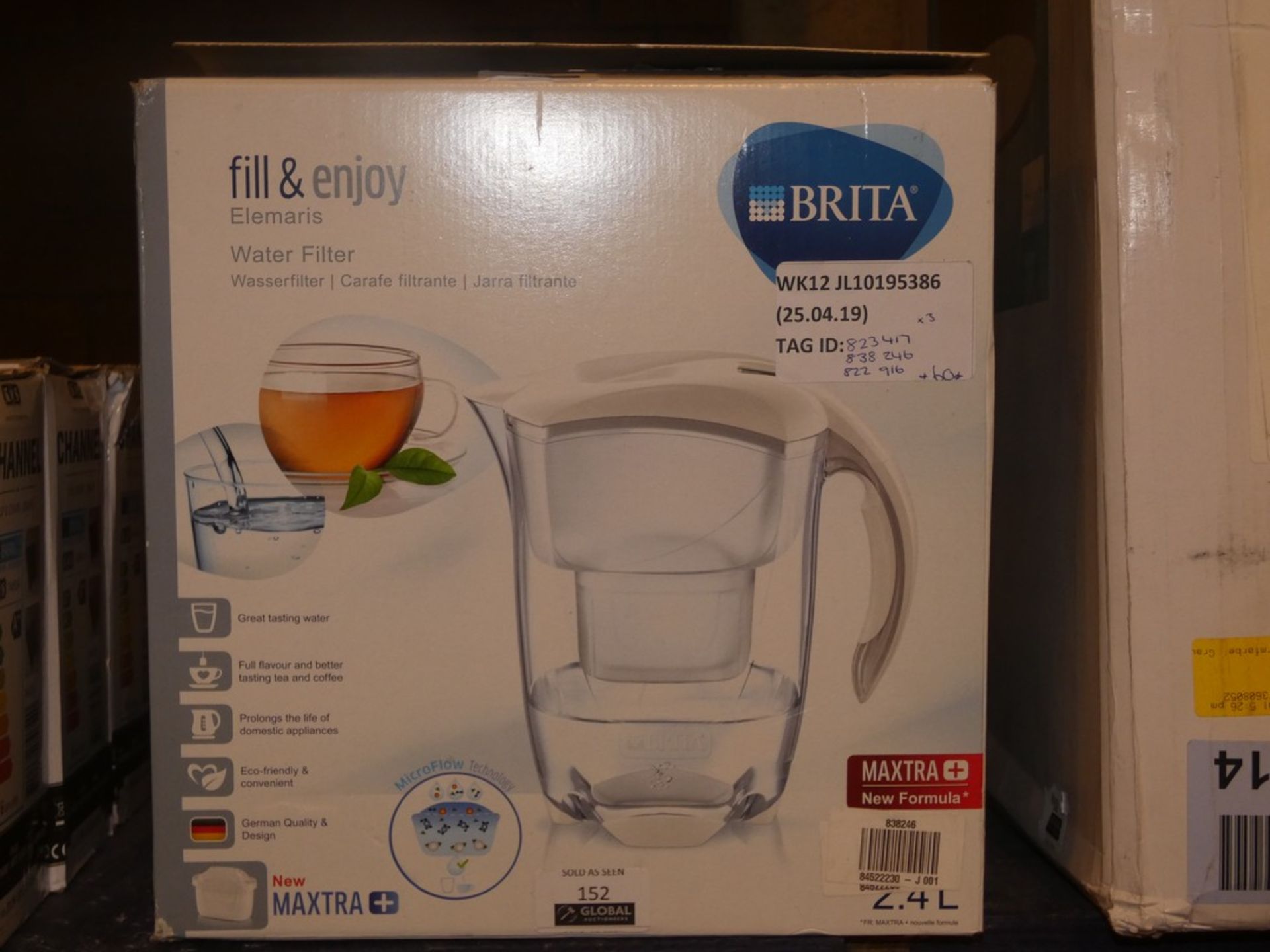 Lot to Contain 3 Boxed Brita Fill and Enjoy Water