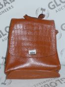 Brand New Coolives Women's Tan Leather Backpack RRP £50