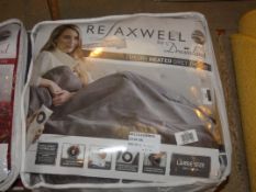 Lot to Contain 2 Dreamland Luxury Heated Grey Throws Combined RRP £100 (761323)