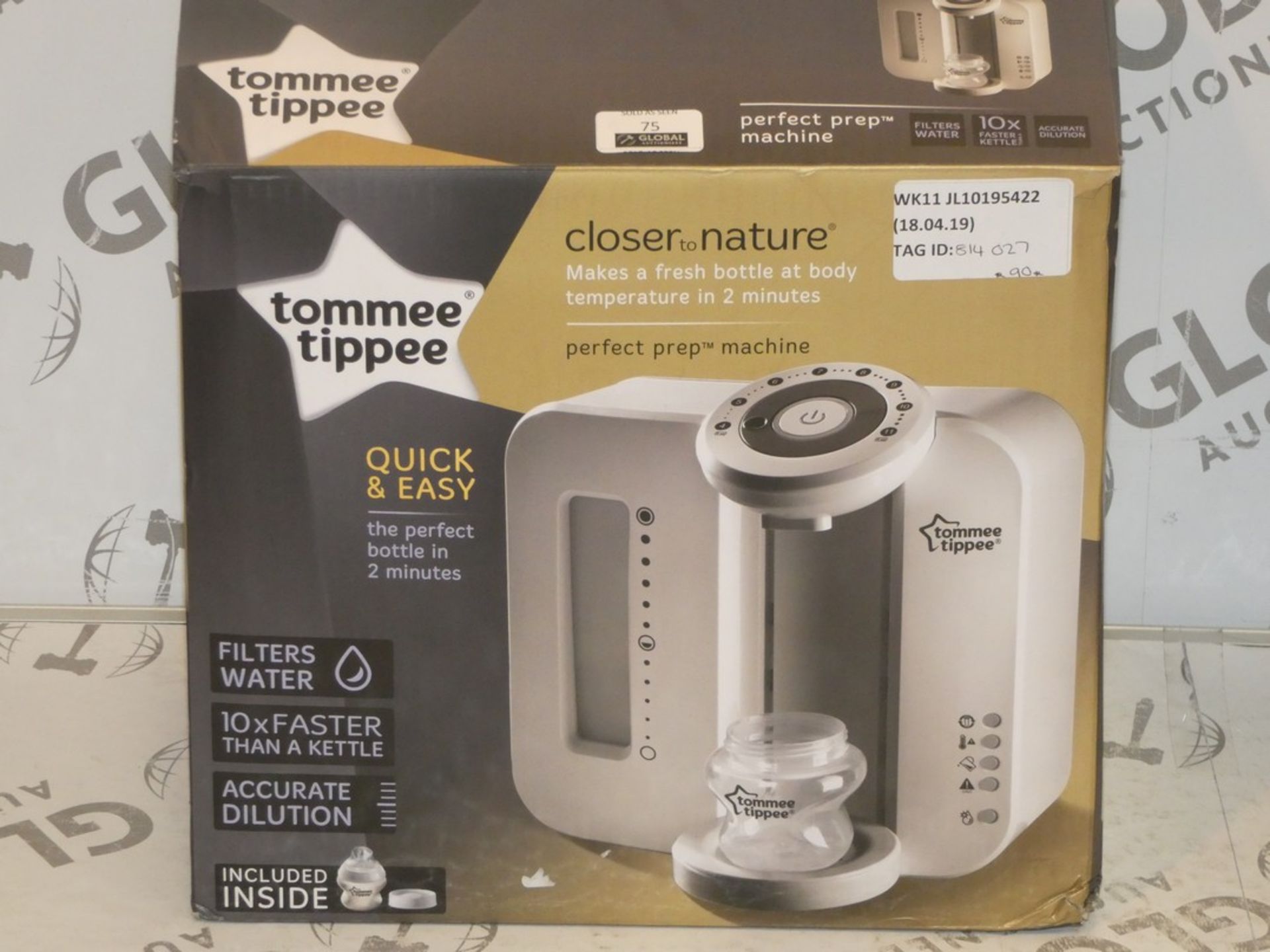Boxed Tommee Tippee Closer To Nature Perfect Preparation Bottle Warming Station RRP £90 (814027)