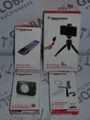 Manfrotto 4 Piece Accessory Pack to Include a Pixi Plus, Twist Grip and a Base Grip