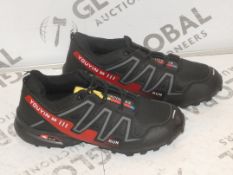 Lot to Contain 2 Pairs of Run My Guy Light Weight Gents Designer Runner Trainers in Sizes EU44 and