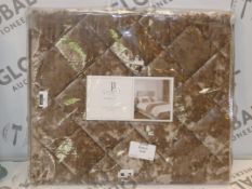 Paoletti Velvet Plush 50 x 200cm Quilted Bed Runner RRP £40 (150129893)(11238)