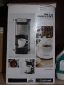 Boxed Cuisinart One Cup Grind and Brew Coffee Maker RRP £100 (731742)