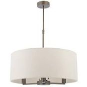 Boxed Endon Lighting Daley 3 Light Designer Pendant Light RRP £80 (UEL4549)(10688)