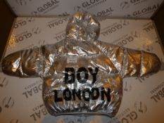 Brand New Boy London Design Size 110 Silver Children's Bubble Coat (Not Original Boy London)