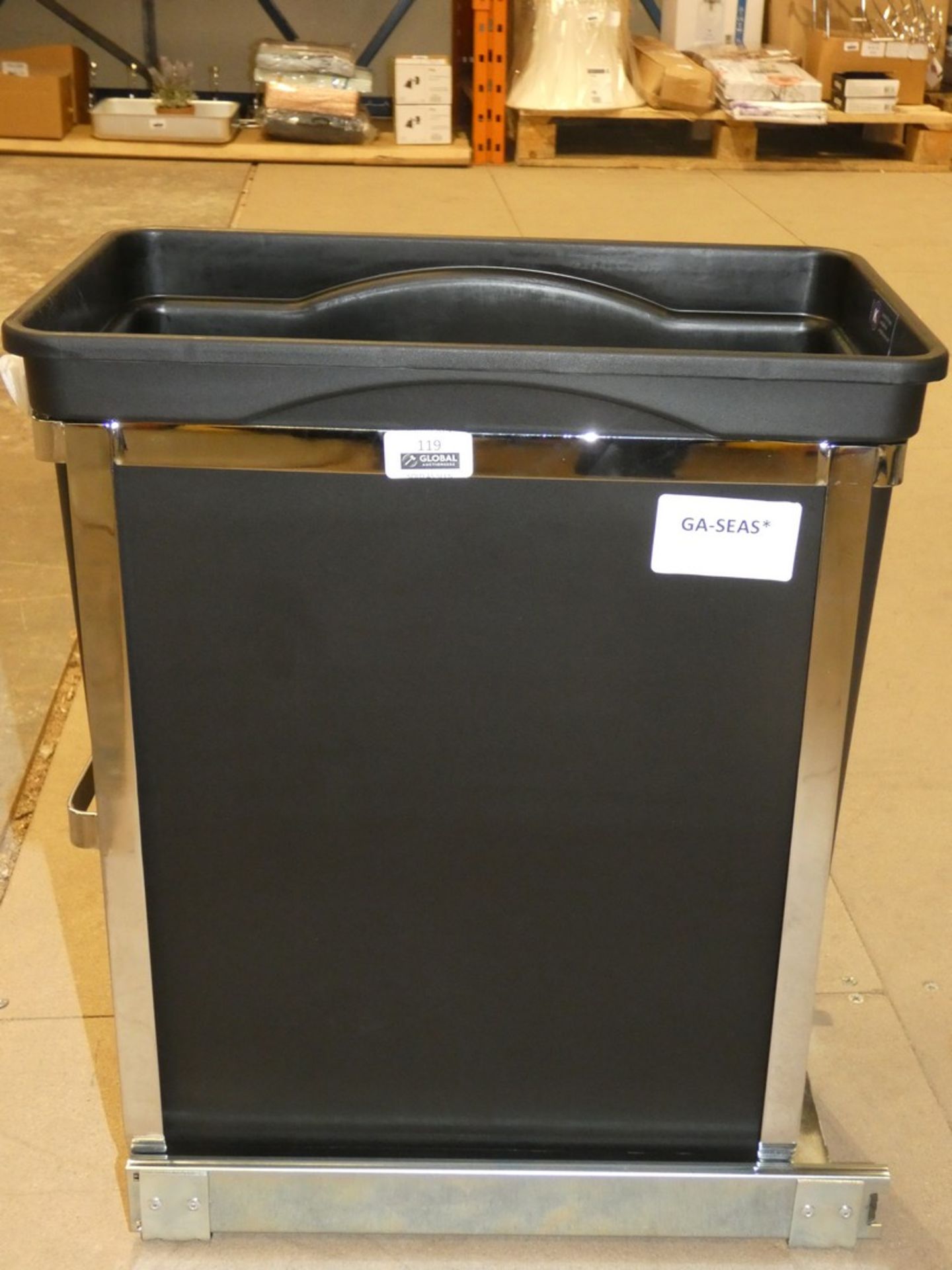 Boxed Simple Human 30L Pull Out Under Cabinet Kitchen Bin RRP £100