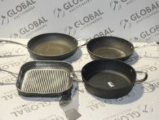 Assorted Non Stick Skillet Pans to Include Frying Pans and Saute Pans by Never Stick