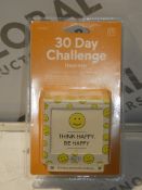 Sourced From John Lewis: Brand New 30 Day Challenger Happiness Think Happy Be Happy Post It Note
