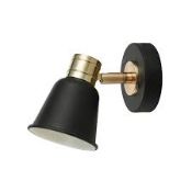 Sourced From Wayfair: Boxed Dar Lighting Black and Rose Gold Single Spotlights (111456096)(8425)