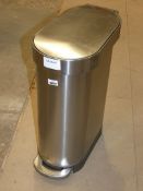 Simple Human Linear Oval Slim Line Trash Can RRP £115