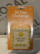 Sourced From John Lewis: Brand New 30 Day Challenger Happiness Think Happy Be Happy Post It Note