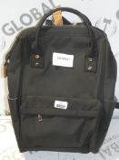 Baba Bing Ladies Black Rucksack Style Changing Bag with Changing Mat RRP £60