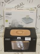 Boxed Assorted Kitchen Items to Include a Joseph Joseph Extend Expandable Dish Rack with Draining