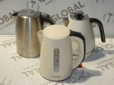 Cuisine Art Bosch and Delonghi 1.5ltr Rapid Boil Cordless Jug Kettles