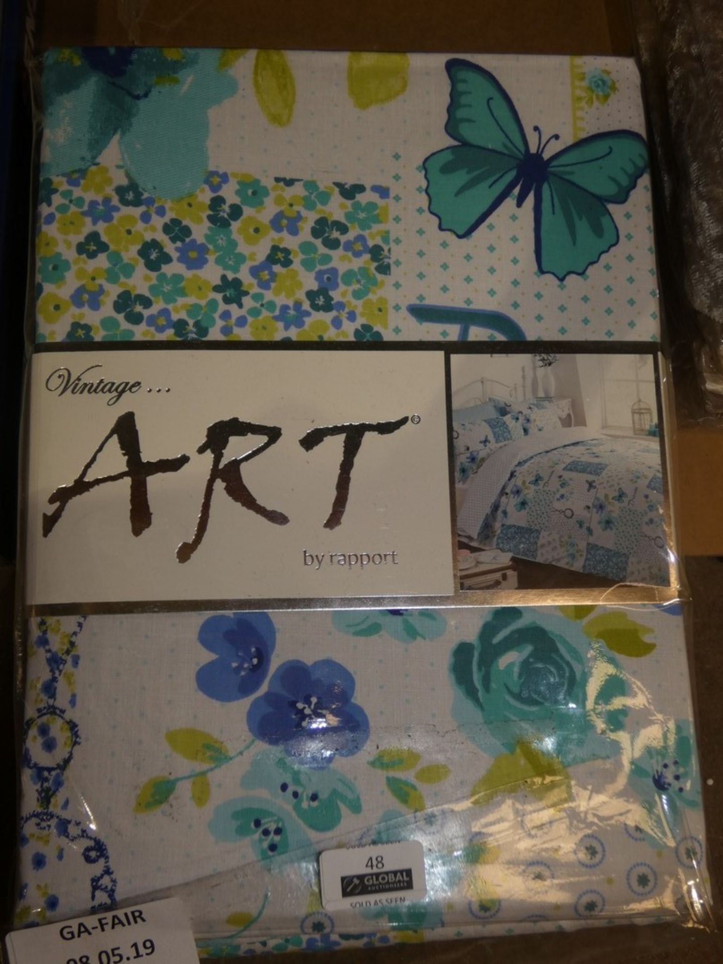 Sourced From Wayfair: Assorted Bedding Items to Include a Vintage Art by Raport Dream Patchwork Teal