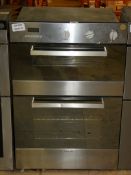 Candis Stainless Steel Fully Integrated Twin Cavity Fan Assisted Double Electric Oven